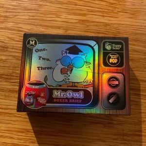 Mr. Owl Tootsie Roll Pop Happy Boxer Brief Underwear Men's Size M 32-34 NIB